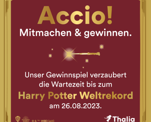 Gewinnspiel Text für Harry Potter Weltrekordversuch Hamburg